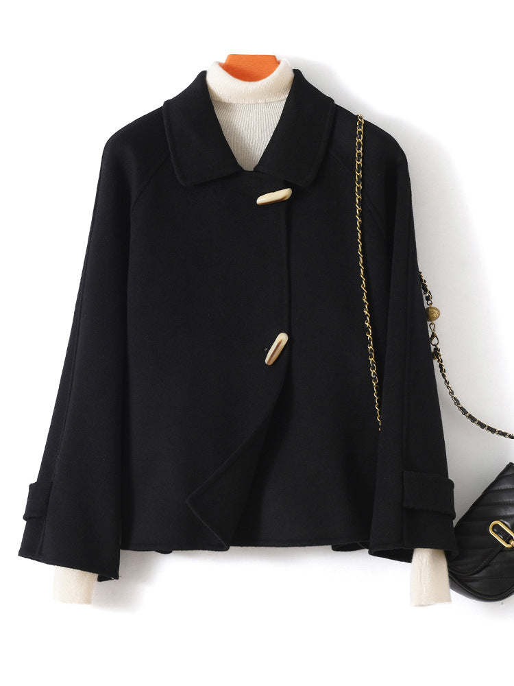 Élise Double-Faced Wool Short Coat