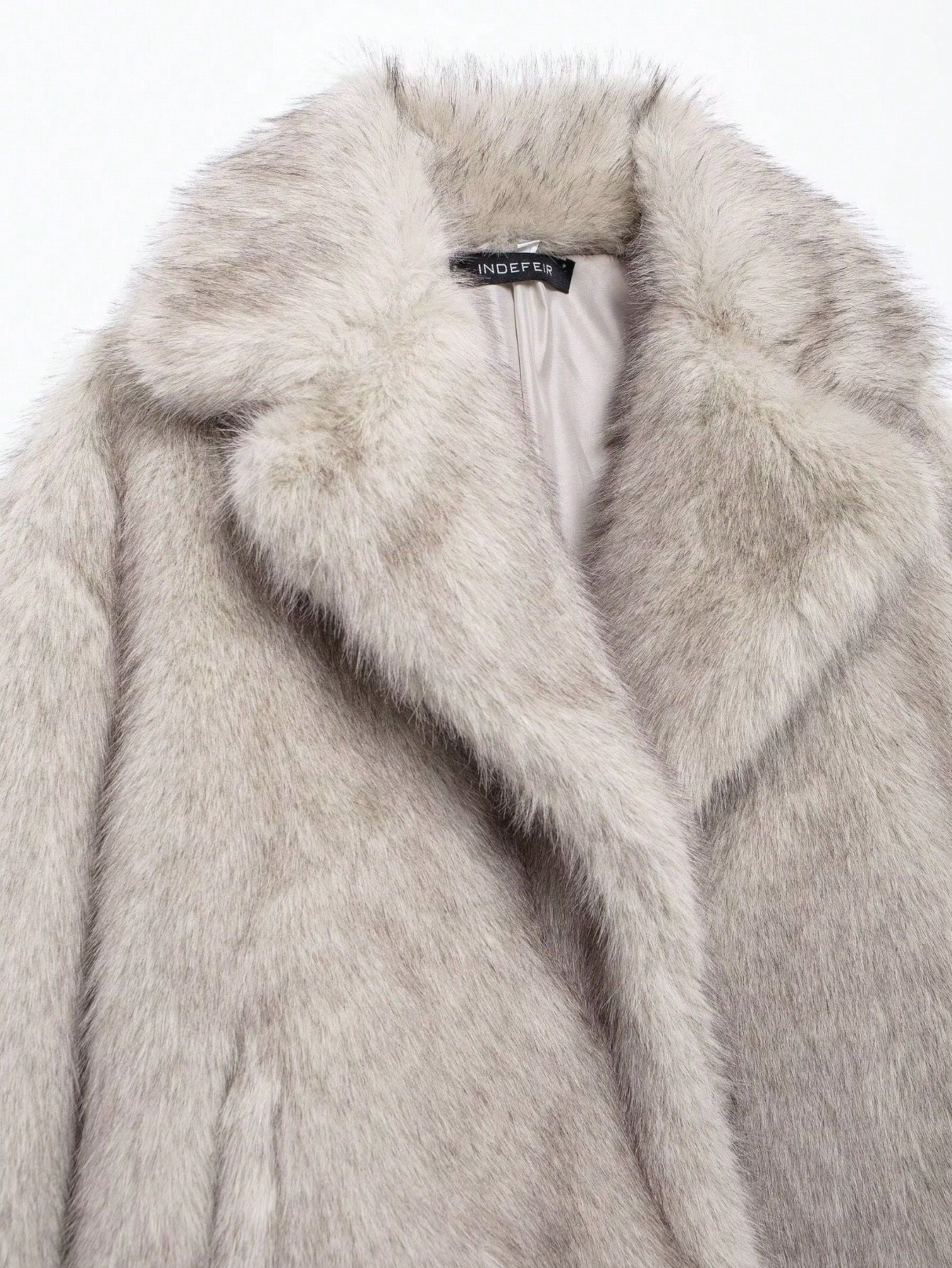 Faux Fur Effect Coat